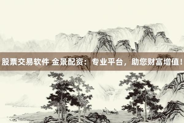 股票交易软件 金景配资：专业平台，助您财富增值！