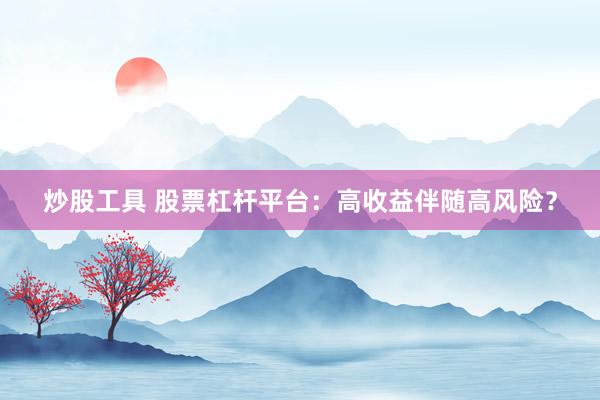 炒股工具 股票杠杆平台：高收益伴随高风险？