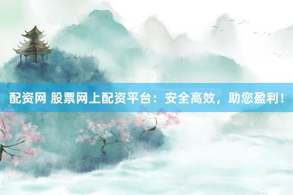 配资网 股票网上配资平台：安全高效，助您盈利！